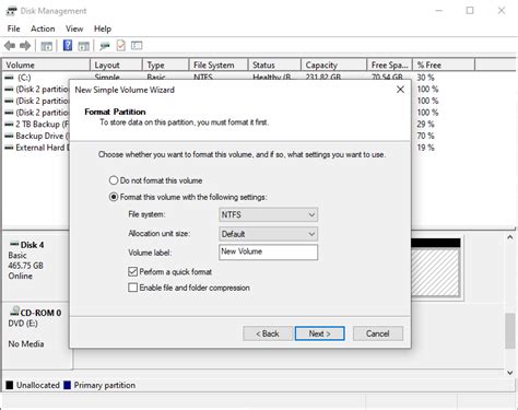 how to format external hard drive